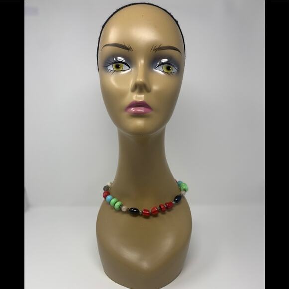Nice Colorful Beaded Necklace - Picture 2 of 5